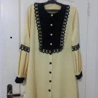 مانتو نونو لیموی رنگ و مانتو طوسی و بافت زمستانی|لباس|قم, علی آباد سعدگان|دیوار