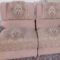دو عدد دکورچوبی آینه ای و یک ست مبل راحتی هفت نفره|بوفه، ویترین، کنسول|کاشان, کشاورز|دیوار