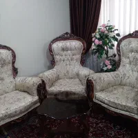 مبلمان ۹ نفره سلطنتی و کلاسیک|مبلمان خانگی و میز عسلی|مشهد, شاهد (شهرک غرب)|دیوار