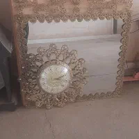 اینه کنسول ساعت برنزی|بوفه، ویترین، کنسول|تهران, خلیج فارس|دیوار