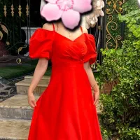 لباس مجلسی قرمز سایز ۳۸/۴۰