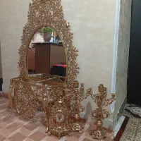 اینه شمعدان برنجی