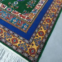 فرش دستباف (بساک) نقشه قشقایی ۳ متری کرک ابریشم|فرش|مشکین‌دشت, |دیوار