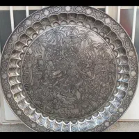 سینی بزرگ مسی قلمزنی