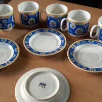 استکان نعلبکی  گل پنبه پارچ و لیوان  آنتیک قدیمی|کلکسیون اشیاء عتیقه|تبریز, |دیوار