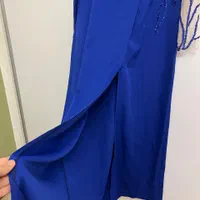 لباس مجلسی دانتل دار آبی|لباس|رشت, باهنر|دیوار