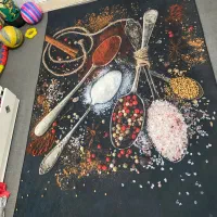 فرش اشپز خونه طرح ادویه فرشینه ادویه