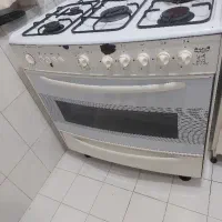 اجاق گاز فر دار ۵ شعله تکنو گاز  کارکرده