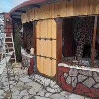ساخت ویلا صفرتاصد  کف سازی باسنگ لاشه
