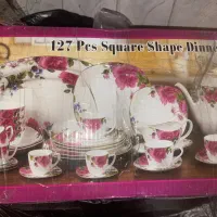 سرویس غذا خوری آب طلا کاری شده