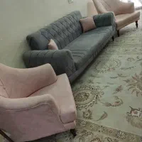 دو دست مبل هفت نفره درحدنو قیمت جداگانه