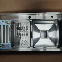سینک ظرفشویی استیل دست ساز باکسی|آبچکان و نظمدهنده ظروف|تهران, شهرک غرب|دیوار