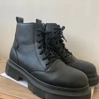 نیم بوت مشکی مات مردانه سایز ۴۳