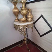 میزخاطره برنز با سماور وگلدون|مبلمان خانگی و میز عسلی|نهاوند, |دیوار
