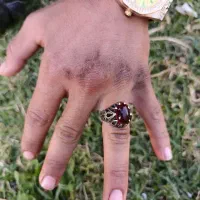 انگشتر سنگ با حکاکی خوشگل|جواهرات|شیراز, ده پیاله|دیوار