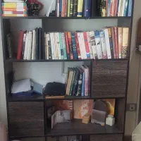 کتابخانه تمام ام دی اف|کتابخانه، شلف، قفسه‌های دیواری|کرج, کوی زنبق|دیوار