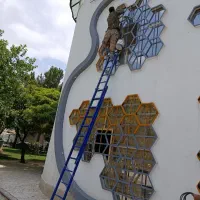 نقاشی ساختمان نقاش  دستگاه ایرولس هم انجام میشود