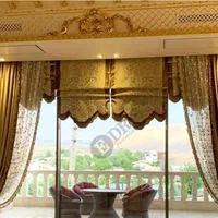 پرده آماده ارسال دوخت پانچی پنلی مخمل و حریر|پرده، رانر، رومیزی|تهران, عبدل‌آباد|دیوار