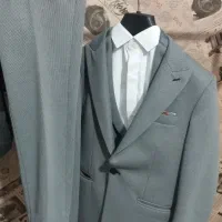کت و شلوار طوسی