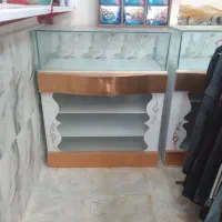 ویترین چهار عدد۲تا ام دی اف پاک چوب ودوتافلزی