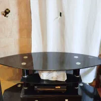 میز تلویزیون شیشه ای