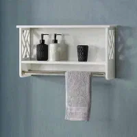 نظم دهنده لوازم نظافت منزل آویز حوله طبقه شلف ضداب