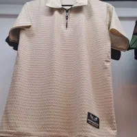 تی شرت مراکشی، یقه دار نیم زیپ، خارجی