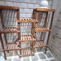 استند گل چوبی
