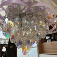 لوستر کریستالی ریموت دار|لوستر و چراغ آویز|کرمان, |دیوار