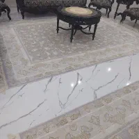 فرش طوسی طلایی