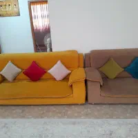 فروش یک دست مبل ۷ نفره|مبلمان خانگی و میز عسلی|رشت, لاکان|دیوار