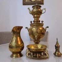 سماور زغالی برنجی