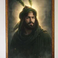 تابلو فرش های ثمثال اهل بیت به همراه قاب ۵۰ در ۸۰