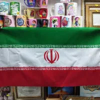 فروش عمده پرچم ایران با دسته