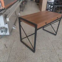 میز تحریر دوگشو فلز وچوب