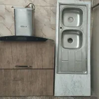 هود و سینک و کابینت با هم