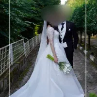 لباس عروس نیمه اروپایی بند دار سایز ۳۶-۴۰|لباس|تهران, مجیدیه|دیوار