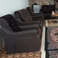 مبل 7نفره به همراه میز و گل میز