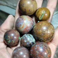 گوی سنگ عقیق و جاسپر