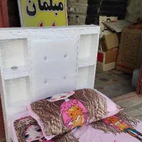 تخت خواب تارا ۱ نفره|تخت و سرویس خواب|خرمآباد, |دیوار