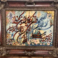 تابلوفرش دستبافت نخ تبریز