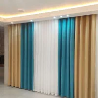 انواع پرده پارچه دوخت نصب کاغذ موکت