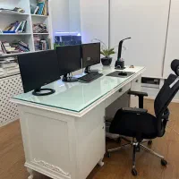 میز مدیریت، کار و تحریر کلاسیک روکش چوب و پلی استر|میز تحریر و کامپیوتر|مشهد, صیاد شیرازی|دیوار