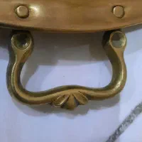 سینی برنجی روسی قدیمی|کلکسیون اشیاء عتیقه|کرج, کوی امامیه|دیوار