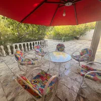 اجاره باغ ویلا استخر سرپوشیده آب گرم کردان‌چهارباغ|اجارهٔ کوتاه‌مدت ویلا و باغ|کرج, آق تپه|دیوار