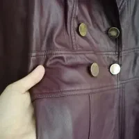 بارانی چرم اصل اریکا سایز 36