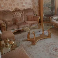 میز غذا خوری ۱۰ نفره به همراه مبل و میز جلو مبلی