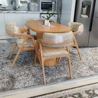 میز ناهار خوری 4نفره تمام راش|میز و صندلی غذاخوری|شهریار, شهرک وائین|دیوار