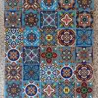 کاشی های سنتی طرحدار|صنایع دستی و سایر لوازم تزئینی|شاهین‌شهر, نسیم ۱|دیوار