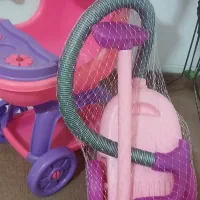 کالسکه و جارو برقی دوتاش باهم